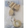 T&S BRASS INSTALLATION KIT, 1/2 NPT NIPPLE, LOCK NUT &NIPPLE