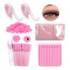 200 Microbrush+100 Parches Hidrogel+100 Cepillos+100 Anillo Rosa D 5 Mm