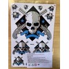 Skull Bones Bone Skull Weapon Sticker Film Weatherproof 1 Sheet