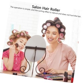 LALAFINA 12pcs Self Grip Jumbo Hair Rollers Hair Styling Curler Lightweight and Portable