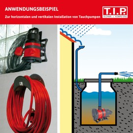T.I.P. Pump Carrier System (for Horizontal and Vertical Pump Assembly, Wall Mount for Submersible Pumps, Deep Well Pumps, Cistern Pumps, Pump Storage, Pump Mounting) TPT 20, 30947