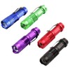 WAYLLSHINE Multicolored Flashlight Pack: Red, Blue, Green, 395 UV, White