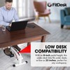 FitDesk Mini Elliptical Machine, Compact Under Desk Cycle for Home