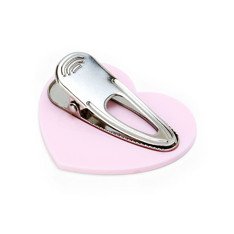 Sanrio 832898 Sanrio Characters Heart Shape Hair Clip (Fun Hokans