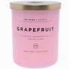 DW Home Large Grapefruit Scented Soy Wax Blend Candle Essential Fragrances For Everyday Living