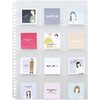 Lihit Lab N3307 Myfa Collection Pockets, 12 Pockets, Set of