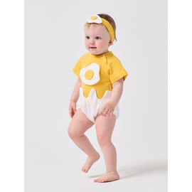 Enfants Chéris Short Sleeve Bubble Romper Baby Boy Girl Summer Clothes 24 Months Egg