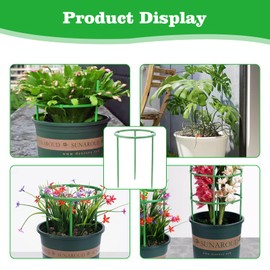 Plant Support Plant Holder Shrub Holder Plant Holder Plant Holder Plant Support Hydrangea Support Flower Support Plant Support Semicircular Plant Holder Plant Holder Shrub Holder Pack of 18