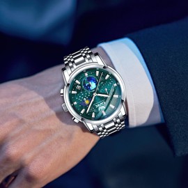 Basfur Watch Bas-Mon-Ho-022-01, Green, Modern