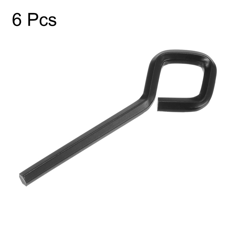 HARFINGTON 6pcs Dogging Hex Key Wrench 5/32" SAE Metal Dog