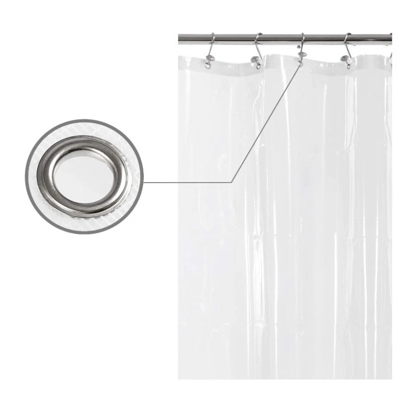 Barossa Design Small Shower Curtain Liner for Stall Size 36
