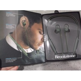 BROOKSTONE FlexVibe Wireless Neckband Earbuds Noise-Reducing