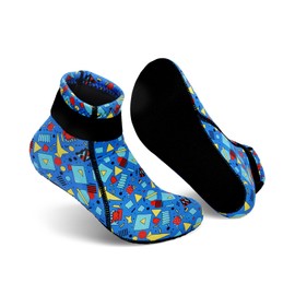 Gogokids 3mm Neoprene Wetsuit Socks for Kids, Keep Warm Toddler Water Socks, Anti-Scratch, Non-Slip, and Anti-Scald