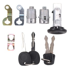 1 Set of 3 Ignition Switch Door Lock Cylinder with Keys for Chevy Avalanche Blazer Silverado Suburban Tahoe for GMC Sierra 2001-2007 Ignition Starter Switch