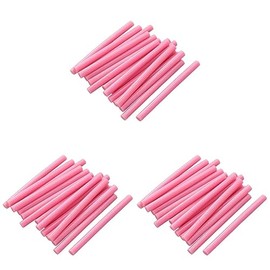 TEHAUX 48 Piezas barra adhesiva de fusión en caliente pegamento caliente pegante de barra barras de pegamento de colores barra de pegamento mini barras de pegamento palos adhesivos rosa