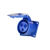 ExcInter 3PIN 32A Panel concealed socket Industrial Plug Sockets 2P+E