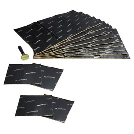 Harmony Audio Car Truck SUV Sound Damping Dampening Deadening (9) Mat 18" x 32" Sheets 36 SQ FT Bulk Kit + (4) 10" x 10" Speaker Kit