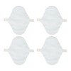4pcs Feminine Cloth Pads Blue Pure Cotton Washable Reusable Breathable