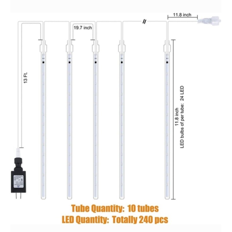 Brightown LED Outdoor Meteor Shower Lights