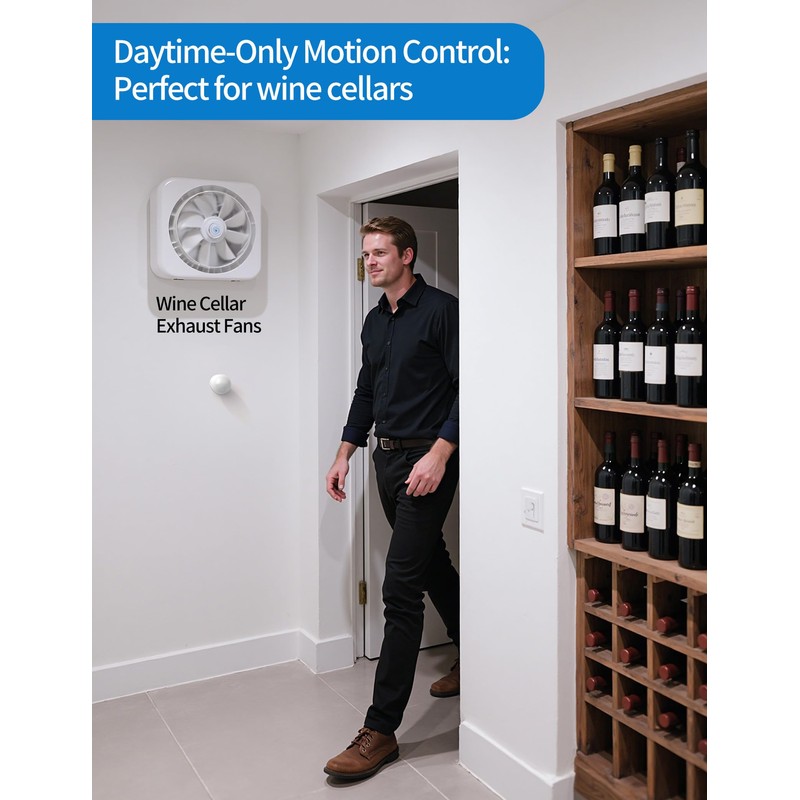 Wireless Motion Sensor Switch Kit with Split Sensor & Switch,
