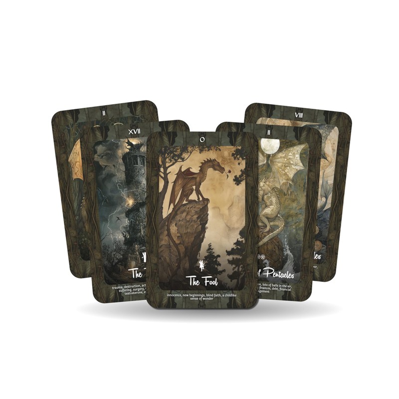 The Energy Dragon Tarot - 78 Cards - Tarot -