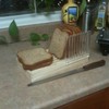 Norpro Bread Slicer with Crumb Catcher Brown .5in/1.25cm
