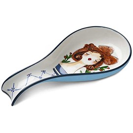 Spoon Rest for Dolls, Light Blue, 21 x 10 cm