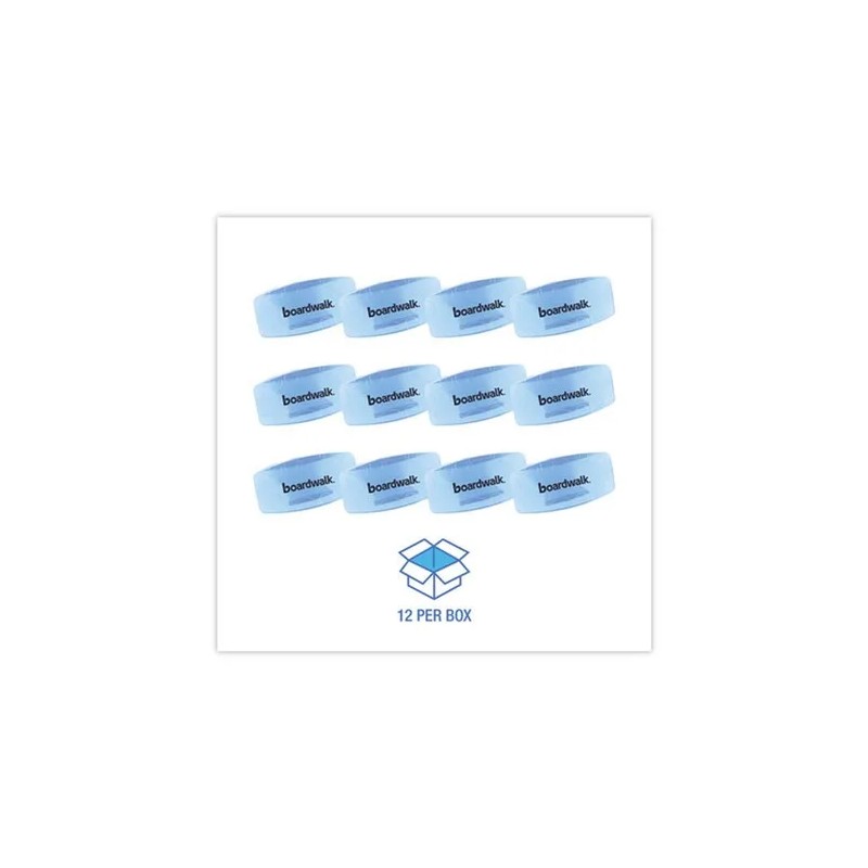 Cotton Blossom Scented Blue Boardwalk Toilet Bowl Clip 12/Box 2.5