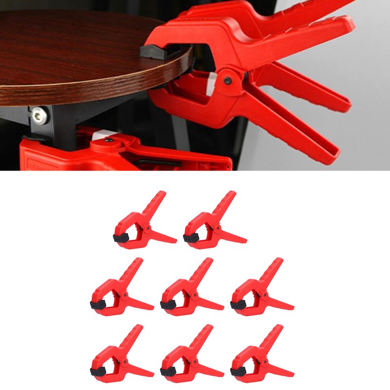8Pcs Professional Spring Clamps Practical Woodworking Clip for Woodworking Photography
