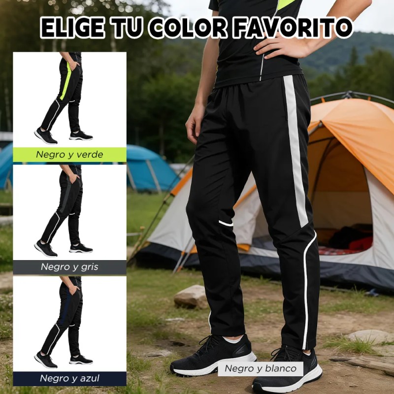 BIAOJUE - Pants Cómodo Deportivo Casual Jogger Gym Con Bolsas