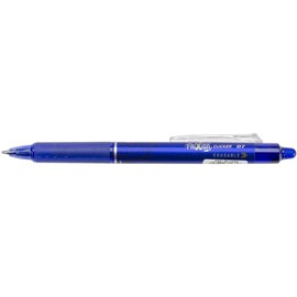 Pilot Pen Frixion Clicker Fine Point Pen, Blau radierbar, 12 Stück
