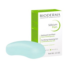 BIODERMA, Sébium Barra Limpiadora Purificante, Previene Imperfecciones, Piel Sana y Fresca, Skincare Piel Grasa, 100ML