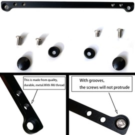 License Plate Adapter Holder for JDM to US Conversion, Mini Truck License Plate Adapter, Black