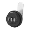 Steel Zinc Alloy Password Combination Locker, Easy Three Digit Password
