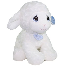 Aurora® Inspirational Precious Moments™ Luffie Lamb Stuffed Animal - Cherished Memories - Enduring Comfort - White 12 Inches