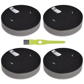 3070 Filter Replacement for Bissell Cleanview Pet Slim 3080 2831 3339 2903 2921 Pet Hair 2897 4 Pack Filter for Bissell PowerEdge 2900A 2900 3274 Vacuum Compare to Part # 1623102