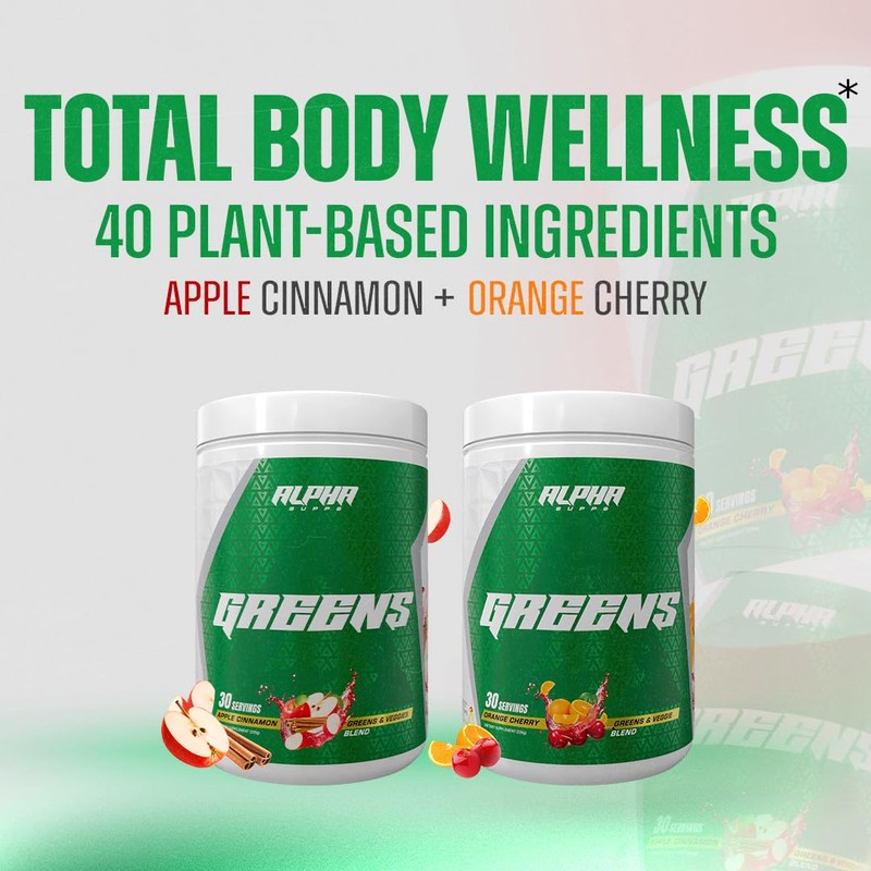 Alpha Supps - Alpha Greens Supplement | Fruit & Vegetable