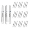 WINMAU Prism Force Solid White Short Polycarbonate Dart Stems (Shafts)
