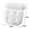4D Bath Pillow, Soft and Comfortable Quick Drying Material, Anti-slip