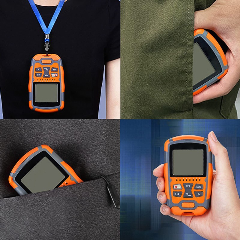 Optical Multimeter, Mini Optical Power Meter Portable Multimeter Optical Fiber