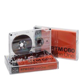 RTM C60 | Type One 60 Minute Blank Music Cassettes | Ideal for Audio Recording | Studio Quality | Pack of 3 Cassettes