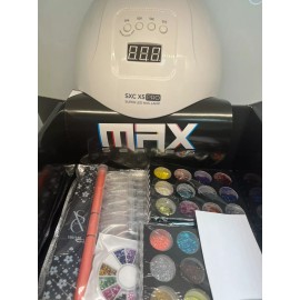 SXC Cosmetics 6 Poly Gel Nail Kit All-in-One Gel Nail Art Extension Starter Kit