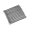 Black bobby pins 24P hair fixing pins hair bobby pins / 검정색 실핀 24P 머리고정핀 헤어실핀