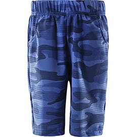 KISBINI Boys Athletic Shorts Quick Dry Shorts with Pockets Sport Active Camo Shorts Blue 110
