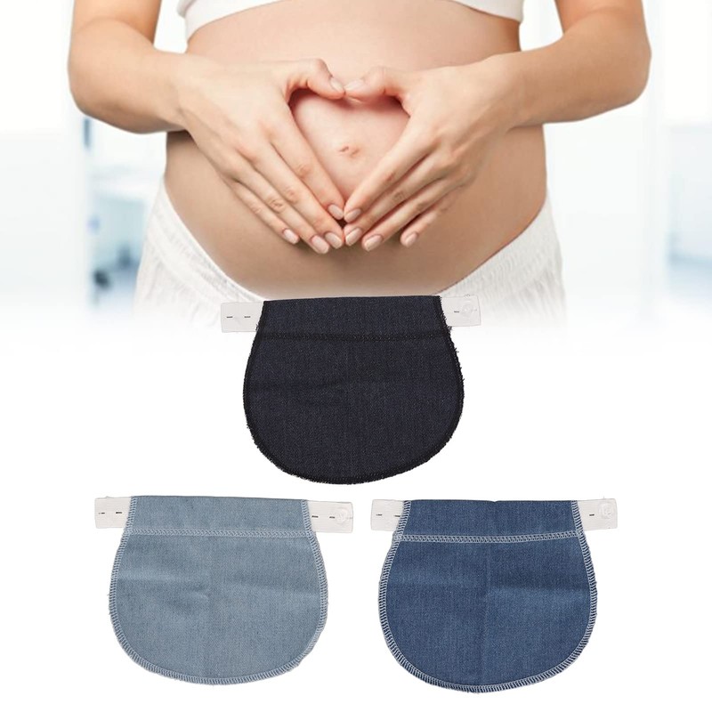 Extensor de Pantalones de Maternidad Ajustable, Extensor de Cintura Ajustable,