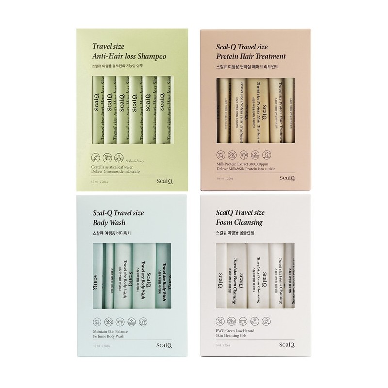 Travel Kit Zero Waste Travel Toiletries Set of 4 /