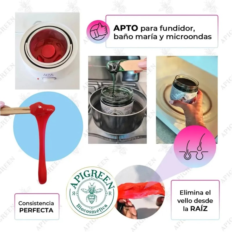 Cera Española Al Titanio Piel Sensible Todas Las Zonas 1kg
