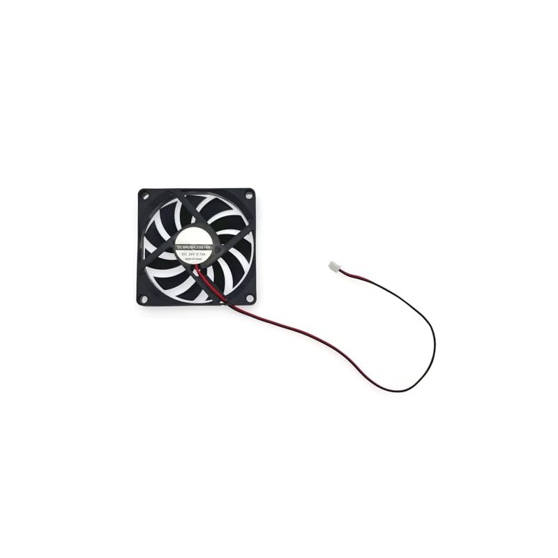 JZK 2 ventiladores de refrigeración silenciosos CC 24 V 8010