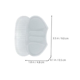TOVINANNA 2 Pair Anti-wear Heel Stickers Comfortable Pads for High 's Shoes Wear-resistant Liners