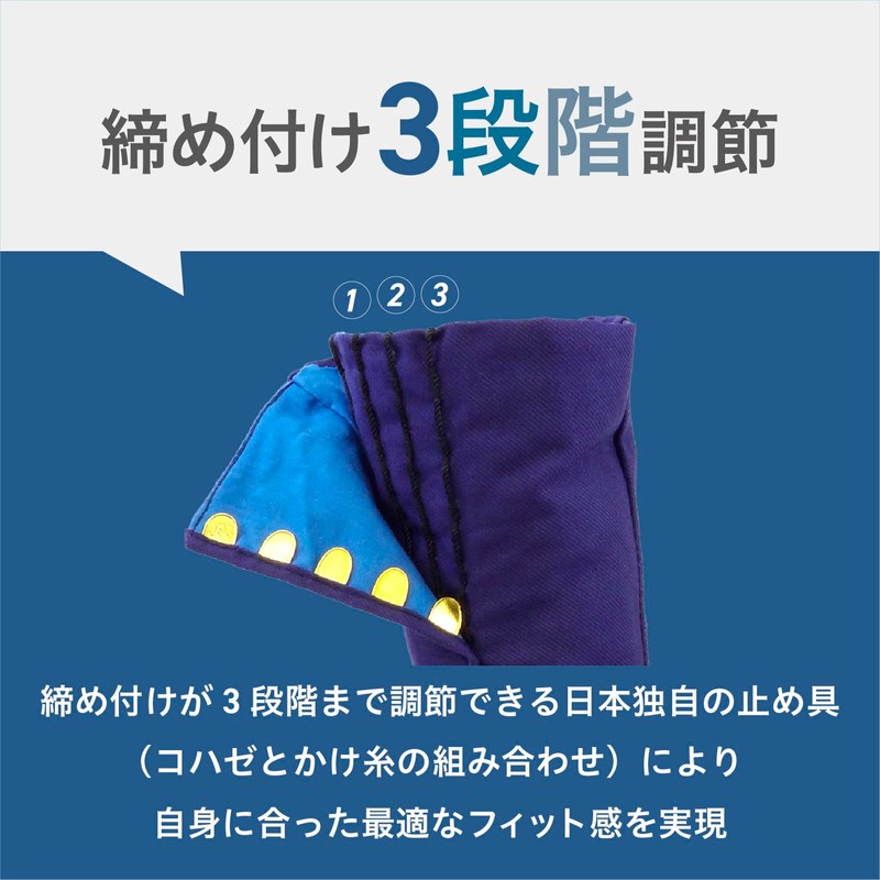 Rikuo Sewn Tabi Power 12 Kohaze, navy